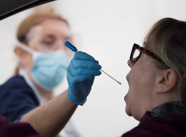 Regular tests will continue in a bid to protect NHS employees and patients by reducing the spread of the virus. In addition, all hospital and care home staff will be required to wear masks throughout their shifts, as will anyone entering these buildings. Photo: John Devlin