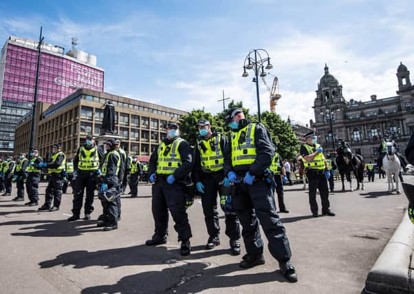 Police have had to deal with a number of protests in George Square over the last couple of weekends.