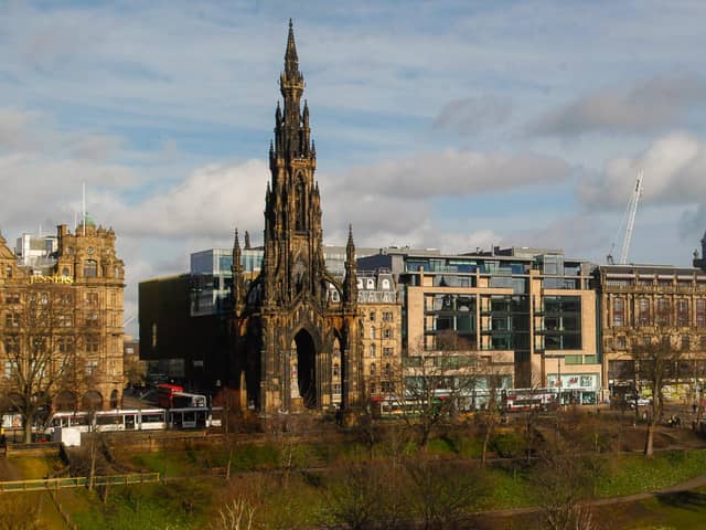 The Scott Monument and Edinburgh's Princes Street - both popular tourist destinations. Photo: Scott Louden