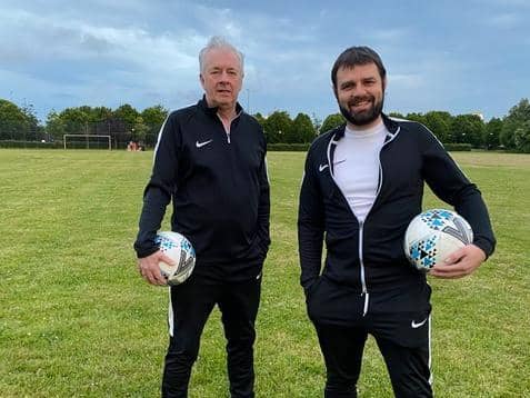 Forth Wanderers co bosses Graham Cairns (left) and Thomas Devine.