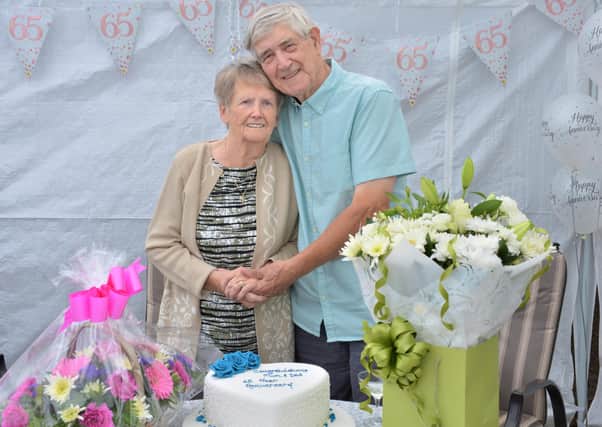 Bellshill couple Tom and Cathie Eadie celebrate their 65th wedding anniversary