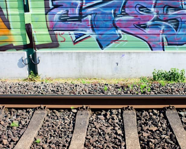 Rail danger...mucking about on the railway tracks may seem like harmless fun but it can have major consequences.