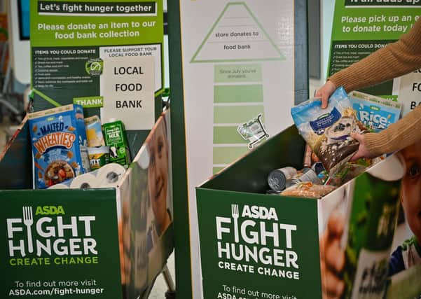 Fight hunger, create change...Asda hopes customers will help the Trussell Trust and FareShare feed more people.