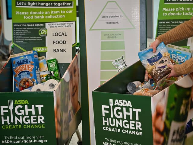 Fight hunger, create change...Asda hopes customers will help the Trussell Trust and FareShare feed more people.