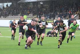 Biggar pictured during a victory over Melrose last season (Pic by Nigel Pacey)