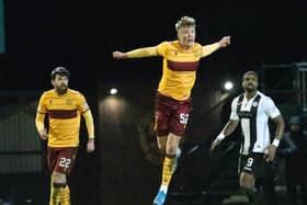 Mark O'Hara in action for Motherwell against St Mirren last season (Pic by Ian McFadyen)