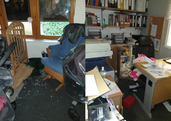 The nursery was broken into just before lockdown, with shutters pulled off and windows smashed.