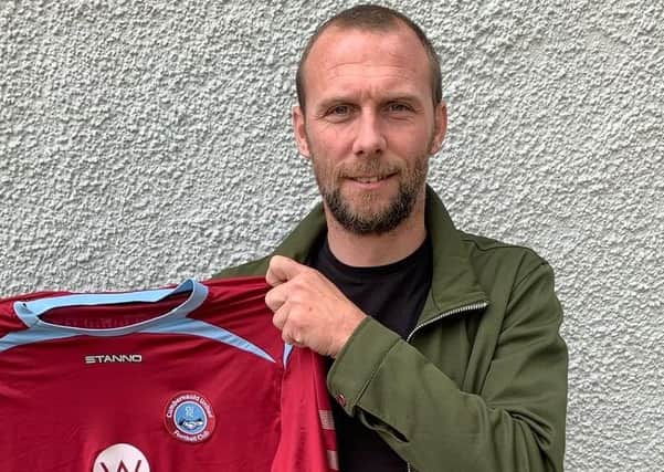 New Cumbernauld United player-assistant manager Colin McMenamin