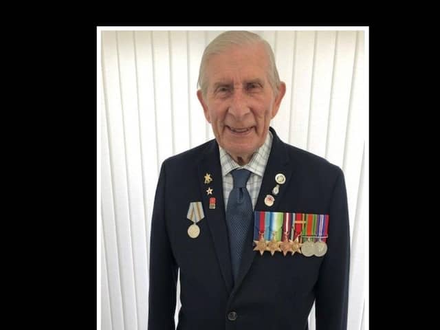 Edwin Leadbetter's bravey and heroics during the Second World War have been recognised by the Russian Government.