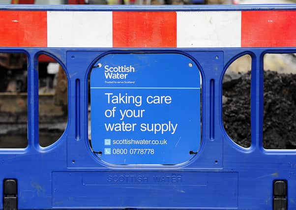 Repairs were carried out by a team from Scottish Water.