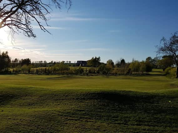 Carluke Golf Club looking beautiful in the sunshine.