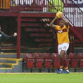 Christian Mbulu was brought to Motherwell for the 2018-19 season by manager Stephen Robinson (Pic by Ian McFadyen)
