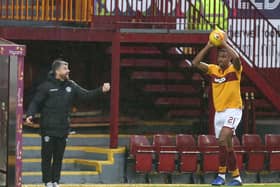 Christian Mbulu was brought to Motherwell for the 2018-19 season by manager Stephen Robinson (Pic by Ian McFadyen)