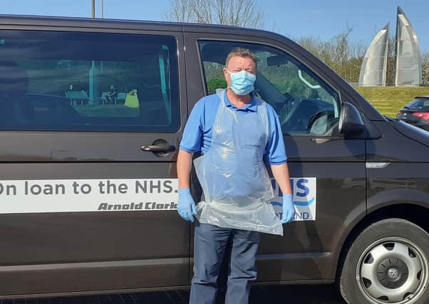 Patient Transport Service driver David Robertson