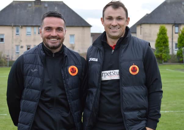 Former Clyde team-mates David Gormley and Sean Higgins are now in charge at Rossvale