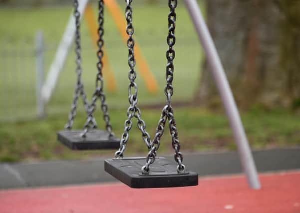 Off limits: Children shouldn't be swinging back into action in play parks just yet.