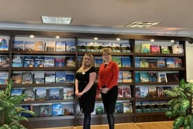 Manager Debbie Ballantyne (left) and travel consultant Liz Gould at the recently reopened Newton Mearns branch.