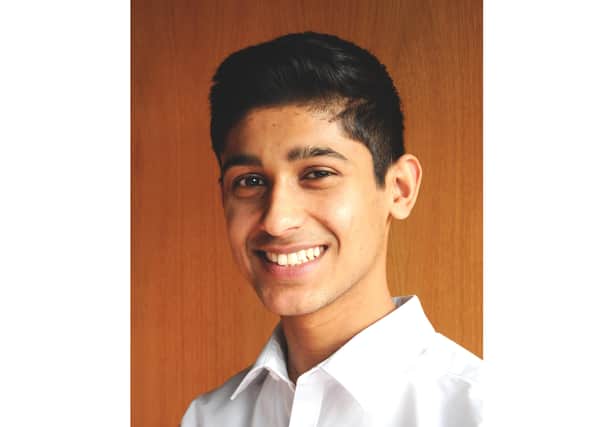 Suhit Amin will find out this week if he has won the enterprise category at the Young Scot Awards.