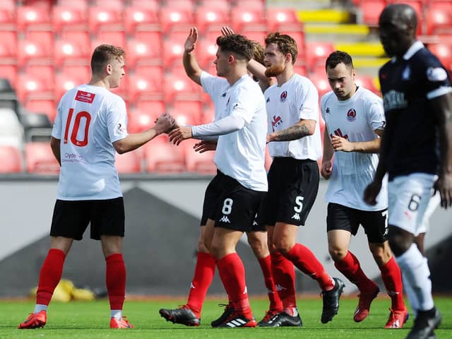 Mark Lamont's goal gave Clyde victory over Falkirk last season