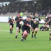 Richard Bassett is pictured playing for Biggar last season (Pic by Nigel Pacey)