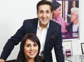 FOR SUNDAY MAIL(L-R) Tasnim and Suhail Rehman who run two Home Instead Senior Care franchises In Thornliebank and Milngavie on the outskirts of Glasgow. All money payable:-Mark AndersonFlat 2/2GlasgowG41 3HG