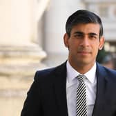 Chancellor of the Exchequer Rishi Sunak arrives at the Foreign and Commonwealth Office (FCO) in London, ahead of a Cabinet meeting to be held at the FCO, for the first time since the lockdown.