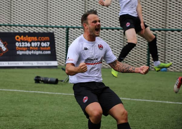 Ally Love scored the goal which took Clyde up from League 2
