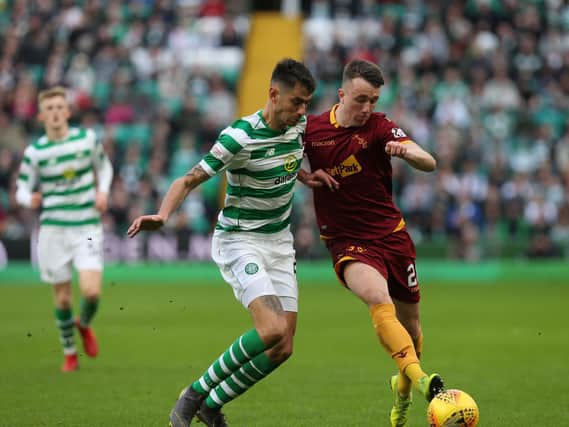 David Turnbull in action for Motherwell against Celtic (Library pic by Ian McFadyen)