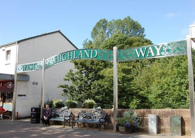 Milngavie is seen as the traditional start of the West Highland Way, a popular tourist route
