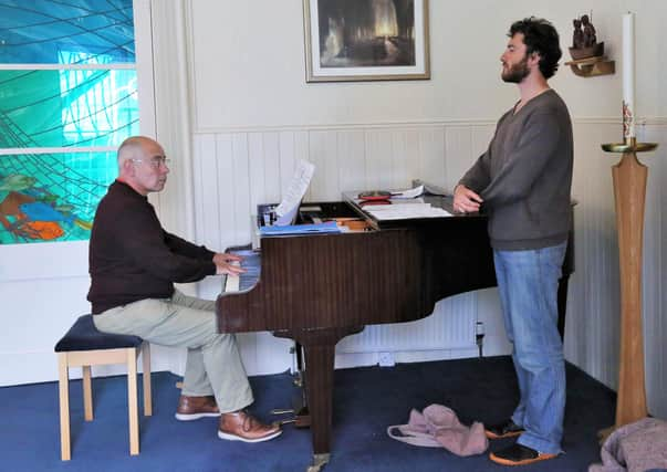 Bass-baritone Michael Mofidian and accompanist Iain Burnside in St Andrew’s Episcopal Church, Milngavie