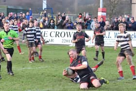 Biggar won last season’s Tennent’s National Division 1 but this was null and voided by the SRU. Biggar’s appeal against this decision is due to be decided upon definitively by the SRU by the end of September. (Pic by Nigel Pacey)