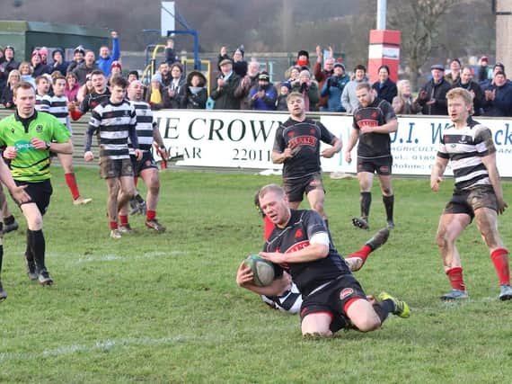 Biggar won last season’s Tennent’s National Division 1 but this was null and voided by the SRU. Biggar’s appeal against this decision is due to be decided upon definitively by the SRU by the end of September. (Pic by Nigel Pacey)