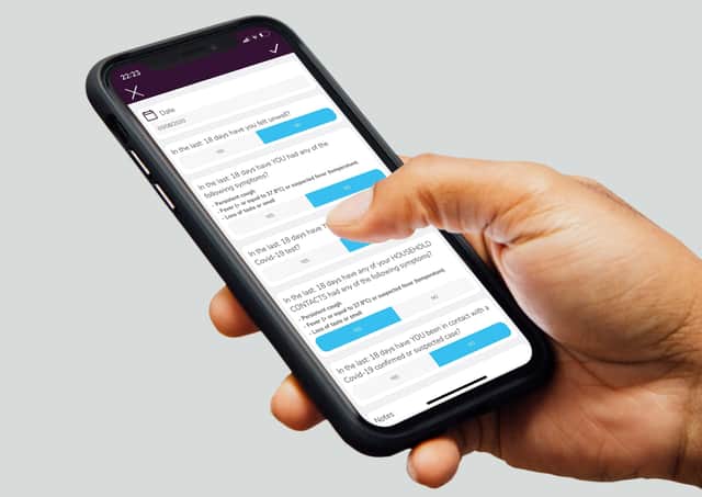 Every morning the Scotland players and backroom staff us the ScribePro Team App