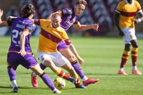 Allan Campbell in action for Motherwell (Pic by Ian McFadyen)