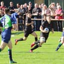 Biggar Rugby Club in action last season (Pic by Nigel Pacey)
