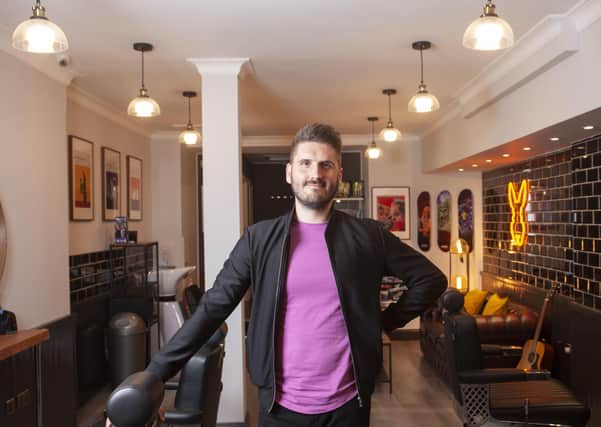 Alexander Mills has reopened his barbershop as lockdown eases