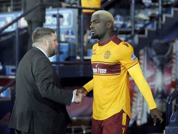 Cedric Kipre was a great signing for Motherwell after joining on a free transfer three years ago after leaving Leicester City (Pic by Ian McFadyen)
