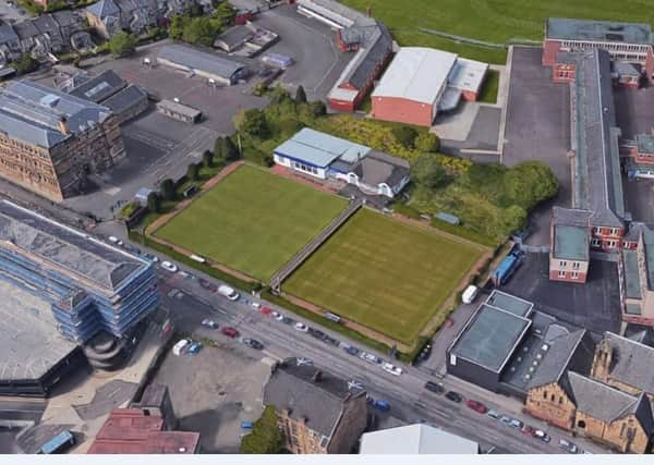 One of the two bowling greens at the Shawlands club will be lost when the residential development goes ahead.