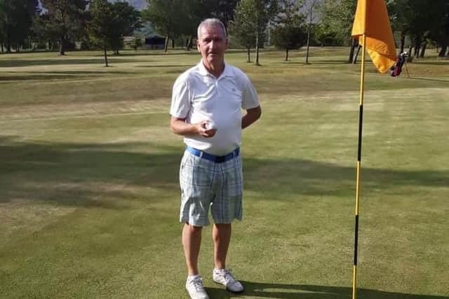 Club captain Jim MacNab got Kirkintilloch Golf Club's first post-lockdown ace