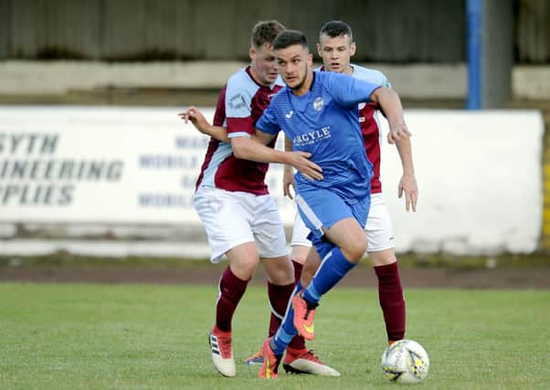 Salim Kouider-Aissa in action for Kilsyth Rangers