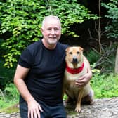 Ian Russell and Kai are taking part in Pound for Paws. (Photo: Julie Lamont Photography)