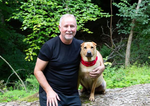 Ian Russell and Kai are taking part in Pound for Paws. (Photo: Julie Lamont Photography)