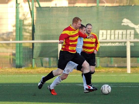 Maryhill FC in action