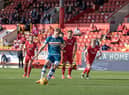 Motherwell's Mark O'Hara takes penalty during the Scottish Premiership game between Aberdeen and Motherwell, at Pittodrie Stadium, Aberdeen, Scotland, on Sunday 20th September 2020
