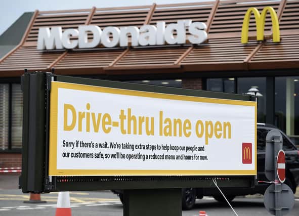 The new development will include a drive-thru McDonald's. Pic: Lisa Ferguson.