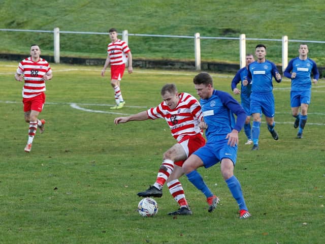 Lesmahagow and Carluke Rovers in action
