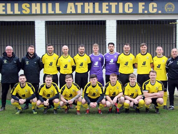 Bellshill Athletic's squad from last season