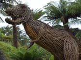 Enjoy a real life encounter...with Rexy, the willow dinosaur, at Logan Botanic Garden in Dumfries and Galloway.