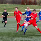 Carluke Rovers and Lanark United in action against each other last season (Pic by Kevin Ramage)