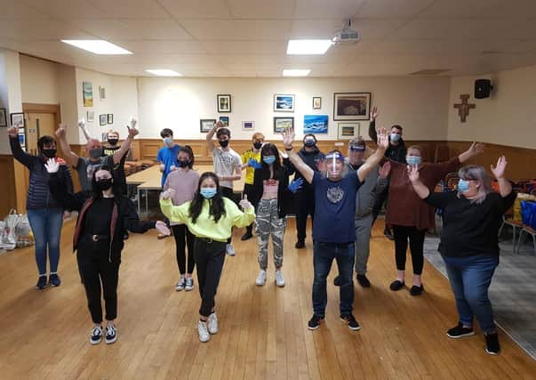 Pupils from Our Lady’s High pitched in to support Cumbernauld Resilience Group’s efforts during pandemic